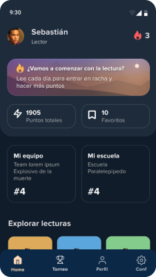 500 Historias Home Screenshot